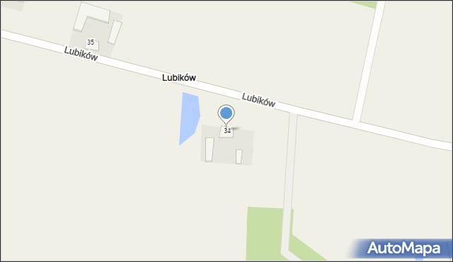 Lubików, Lubików, 34, mapa Lubików