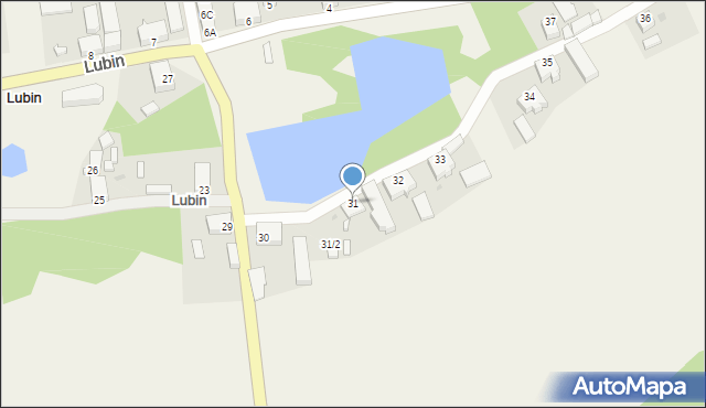 Lubin, Lubin, 31/1, mapa Lubin