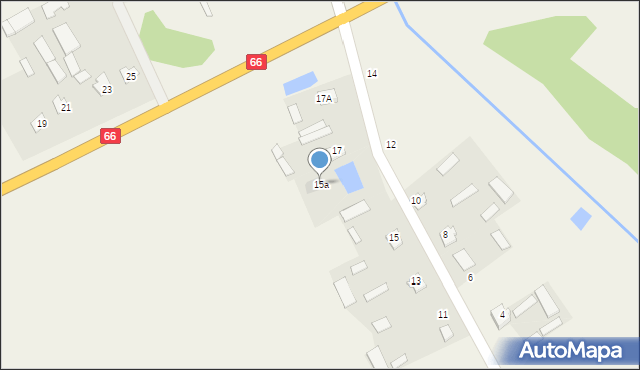 Łubin Kościelny, Łubin Kościelny, 15a, mapa Łubin Kościelny