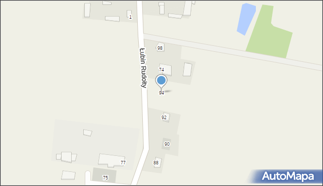 Łubin Kościelny, Łubin Kościelny, 94, mapa Łubin Kościelny