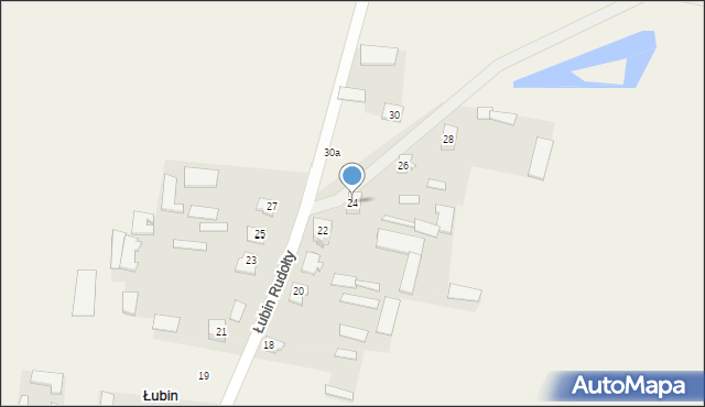 Łubin Rudołty, Łubin Rudołty, 24, mapa Łubin Rudołty