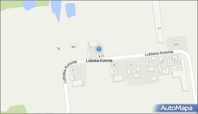 Lubiska-Kolonia, Lubiska-Kolonia, 6, mapa Lubiska-Kolonia