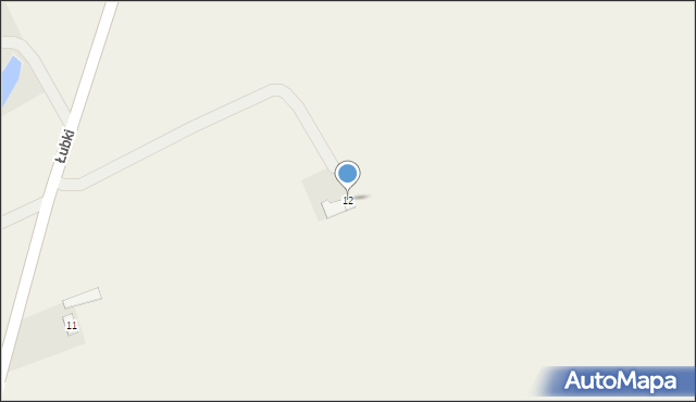 Łubki, Łubki, 12, mapa Łubki