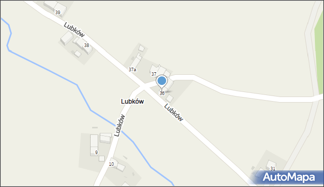 Lubków, Lubków, 36, mapa Lubków