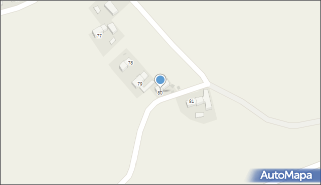 Lubków, Lubków, 80, mapa Lubków