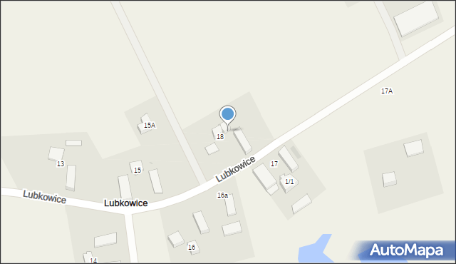 Lubkowice, Lubkowice, 18A1, mapa Lubkowice