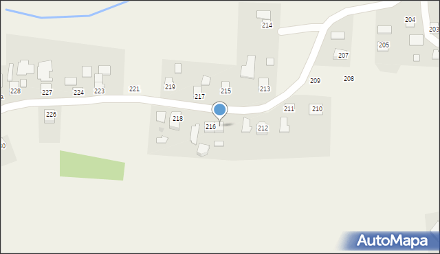 Lubla, Lubla, 216A, mapa Lubla