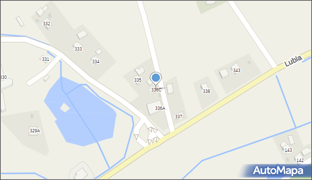 Lubla, Lubla, 336C, mapa Lubla