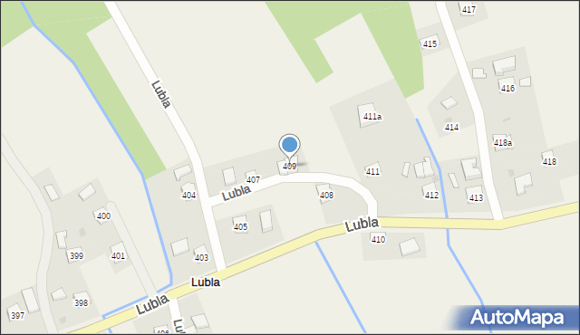 Lubla, Lubla, 409, mapa Lubla