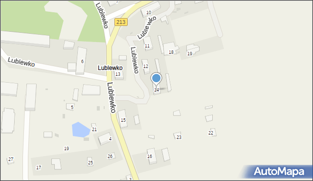 Lublewko, Lublewko, 14, mapa Lublewko