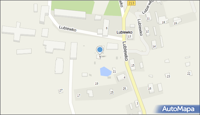Lublewko, Lublewko, 5, mapa Lublewko