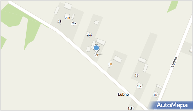 Łubno, Łubno, 29, mapa Łubno