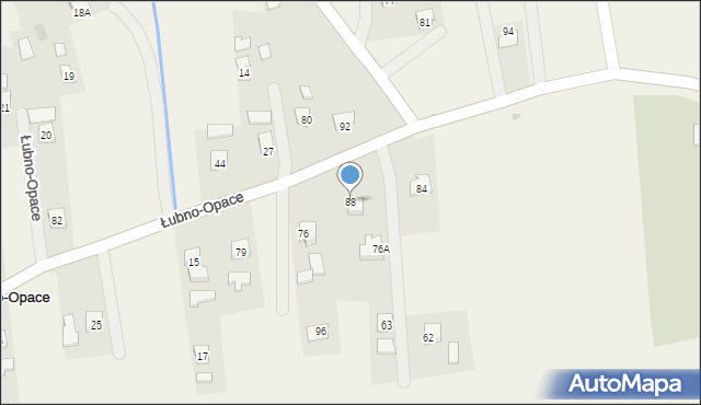 Łubno-Opace, Łubno-Opace, 88, mapa Łubno-Opace