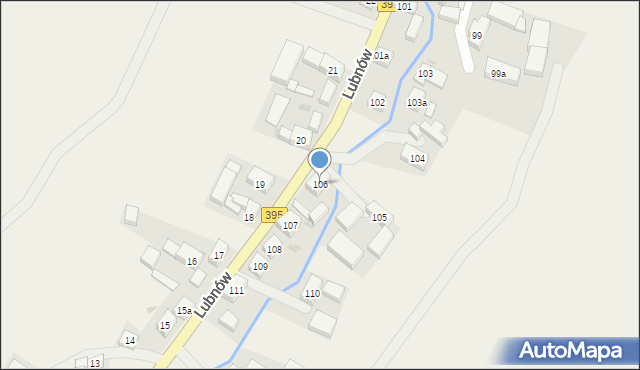 Lubnów, Lubnów, 106, mapa Lubnów