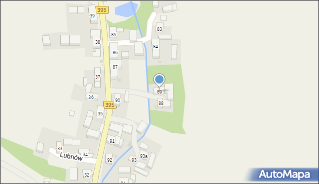 Lubnów, Lubnów, 89, mapa Lubnów