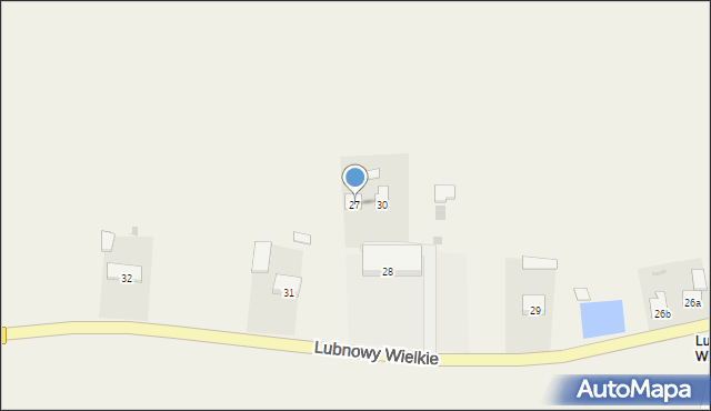 Lubnowy Małe, Lubnowy Małe, 27, mapa Lubnowy Małe