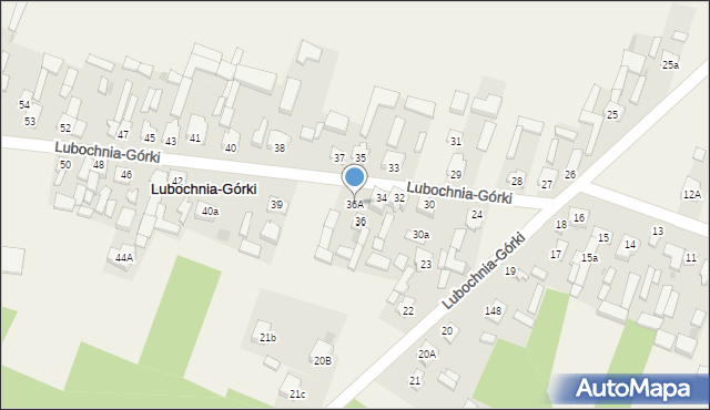 Lubochnia-Górki, Lubochnia-Górki, 36A, mapa Lubochnia-Górki