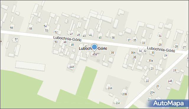 Lubochnia-Górki, Lubochnia-Górki, 40a, mapa Lubochnia-Górki