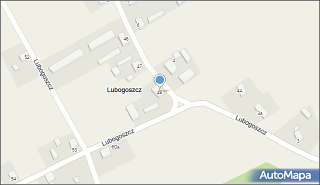 Lubogoszcz, Lubogoszcz, 48, mapa Lubogoszcz