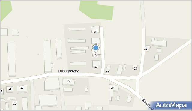 Lubogoszcz, Lubogoszcz, 24, mapa Lubogoszcz