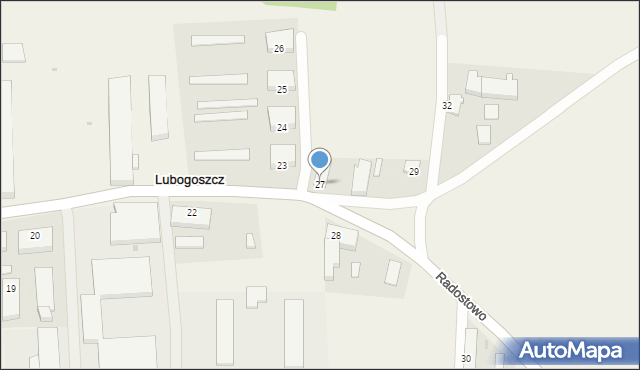 Lubogoszcz, Lubogoszcz, 27, mapa Lubogoszcz