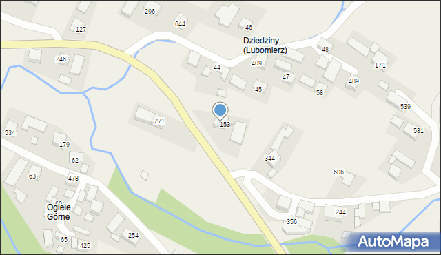 Lubomierz, Lubomierz, 497, mapa Lubomierz