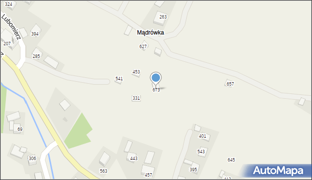 Lubomierz, Lubomierz, 673, mapa Lubomierz