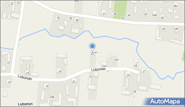Lubomin, Lubomin, 22, mapa Lubomin