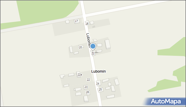 Lubomin, Lubomin, 21, mapa Lubomin