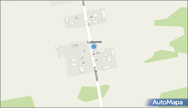 Lubomin, Lubomin, 24, mapa Lubomin