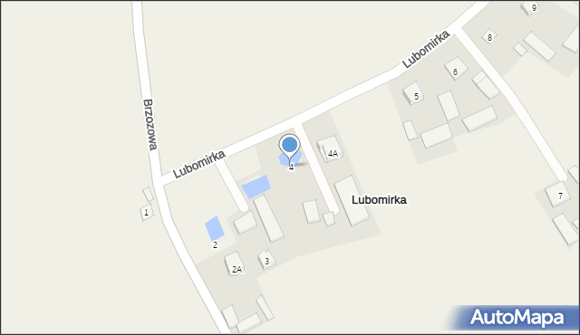 Lubomirka, Lubomirka, 4, mapa Lubomirka