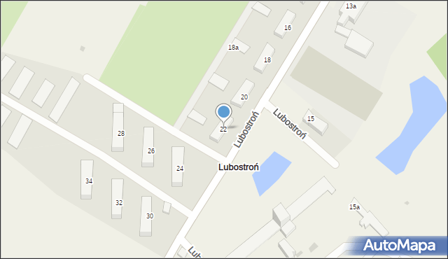 Lubostroń, Lubostroń, 22, mapa Lubostroń