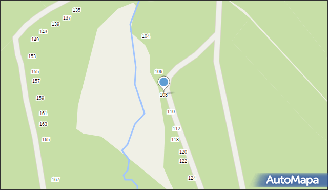 Luboszewy, Luboszewy, 108, mapa Luboszewy