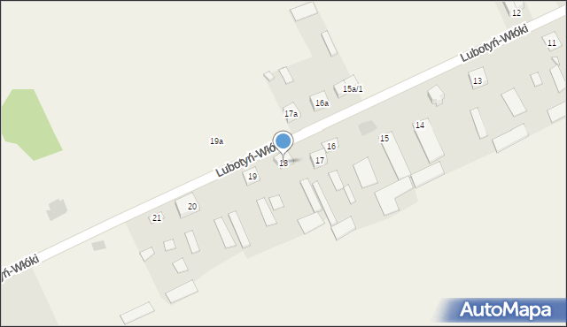 Lubotyń-Włóki, Lubotyń-Włóki, 18, mapa Lubotyń-Włóki