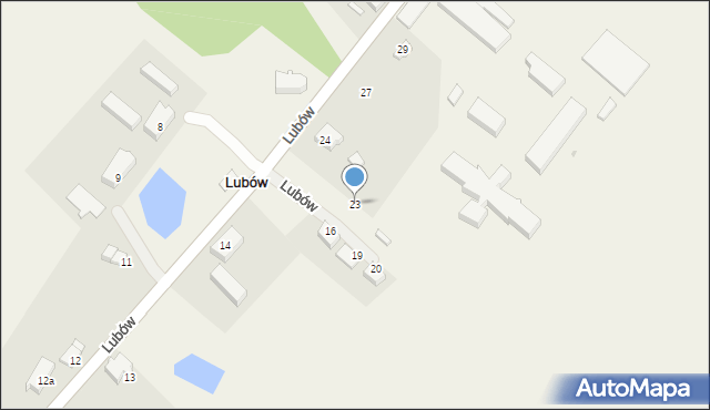 Lubów, Lubów, 23, mapa Lubów