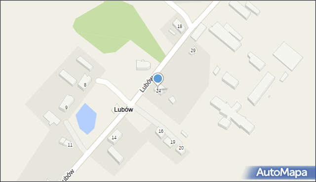 Lubów, Lubów, 24, mapa Lubów