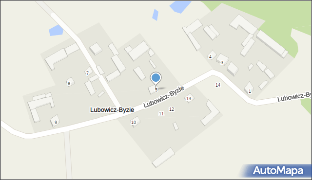 Lubowicz-Byzie, Lubowicz-Byzie, 5, mapa Lubowicz-Byzie