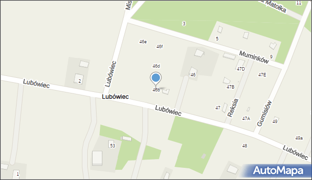 Lubówiec, Lubówiec, 46b, mapa Lubówiec