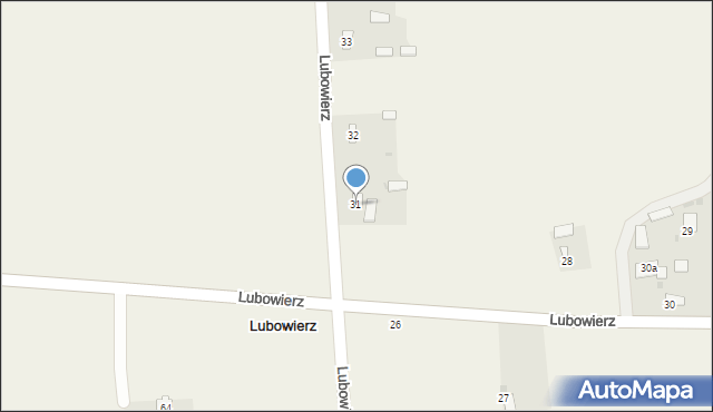 Lubowierz, Lubowierz, 31, mapa Lubowierz