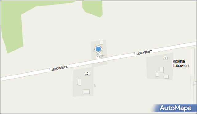 Lubowierz, Lubowierz, 52, mapa Lubowierz