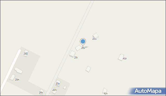 Lubowo, Lubowo, 20u, mapa Lubowo