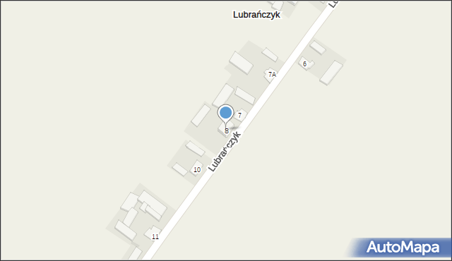 Lubrańczyk, Lubrańczyk, 8, mapa Lubrańczyk