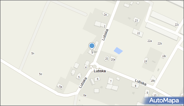Lubska, Lubska, 3, mapa Lubska