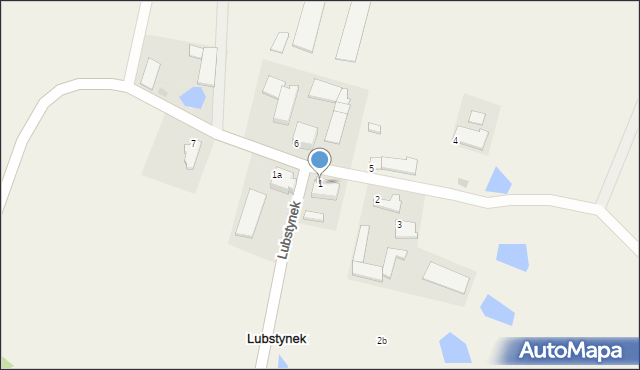 Lubstynek, Lubstynek, 1, mapa Lubstynek