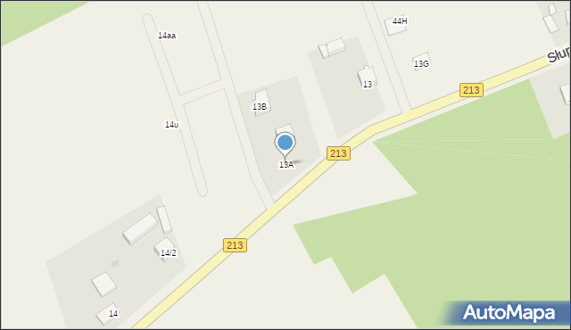 Lubuczewo, Lubuczewo, 13A, mapa Lubuczewo