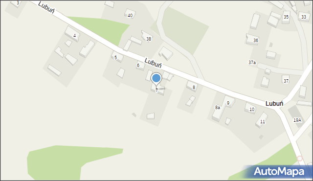 Lubuń, Lubuń, 7, mapa Lubuń