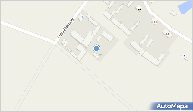 Łuby-Kiertany, Łuby-Kiertany, 2, mapa Łuby-Kiertany