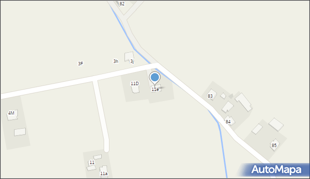 Lubzina, Lubzina, 11e, mapa Lubzina