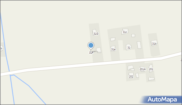 Lubzina, Lubzina, 31F, mapa Lubzina