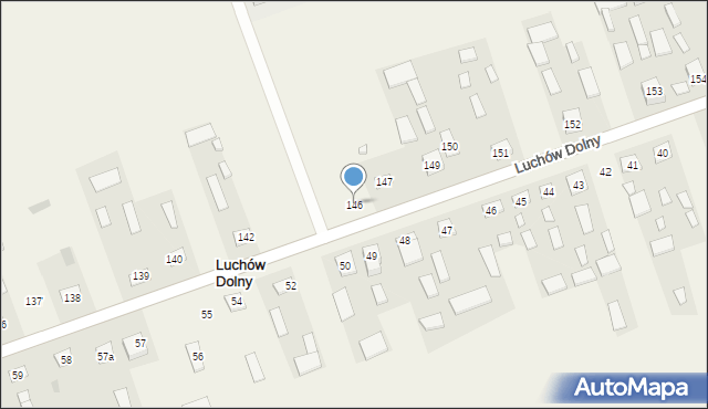 Luchów Dolny, Luchów Dolny, 146, mapa Luchów Dolny